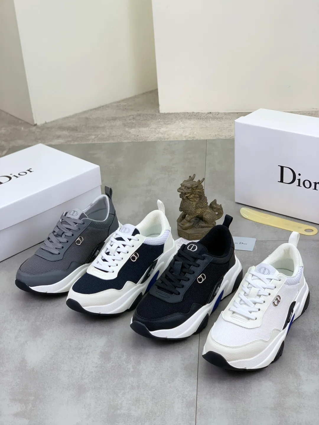 Men's Men's Shoes💰P460💰[New Style]🆘[Dior] 2025 Dior Original Lace-up Low-top Men's Shoes Classic casual shoes 🔥This model is the official classic model with high quality and made by famous original designers. It is made of high-quality cowhide with original materials➕comfortable and breathable mesh lining➕pigskin insole. The perfect last shape and generous and fashionable design have attracted many consumers and are suitable for drivers to drive🚗. What you want is the highest quality in the market. Color: 4️⃣Color Code number: 38--44 (45 46 customized)